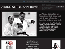 Tablet Screenshot of aikidoseiryukan.com